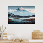 Tokaido Fujikawa van Tsuchiya Koitsu Poster (Keuken)