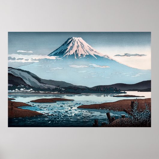 Tokaido Fujikawa van Tsuchiya Koitsu Poster (Voorkant)