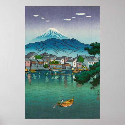 Tokaido Numazu Harbor door Tsuchiya Koitsu Poster (Voorkant)