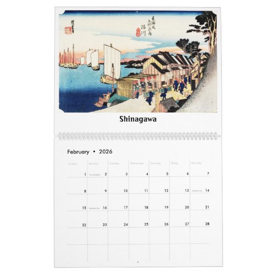 Tokaido Road #1 Kalender (Feb 2026)