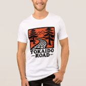 Tokaido Weg - Japan - Samurai Tri-Blend Shirt (Voorkant)