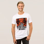 Tokaido Weg - Japan - Samurai Tri-Blend Shirt (Voorkant volledig)