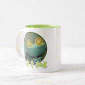 TokBOT- & JokBOT-Mok Tweekleurige Koffiemok (Voorkant links)