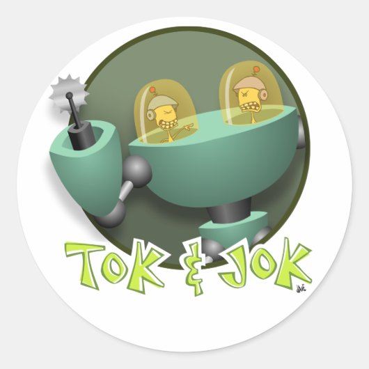 TokBOT & JokBOT Sticker (Voorkant)