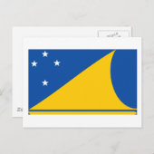 Tokelau Flag Briefkaart (Voorkant / Achterkant)