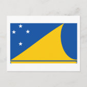 Tokelau Flag Briefkaart (Voorkant)