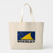 Tokelau Flag Grote Tote Bag (Achterkant)