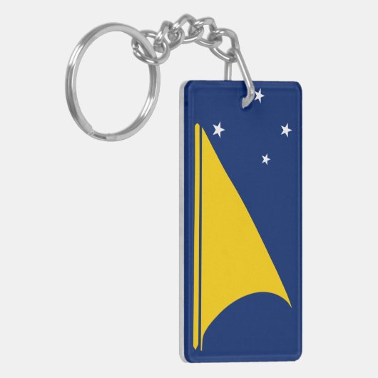 Tokelau Flag Sleutelhanger (Voorkant Links)