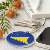Tokelau Flag Sleutelhanger (Voorkant Rechts)