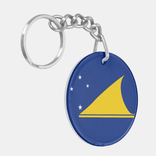 Tokelau Flag Sleutelhanger (Voorkant Links)