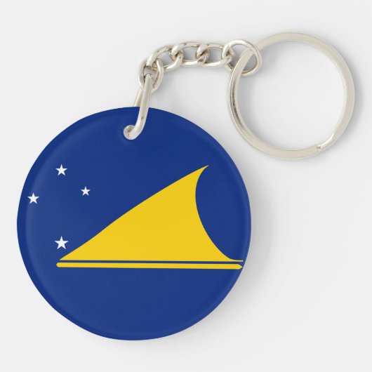 Tokelau Flag Sleutelhanger (Achterkant)