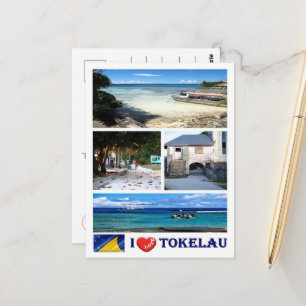 Tokelau - I Love - Briefkaart