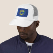 Tokelau Vlag Hoed Trucker Pet (In situ)