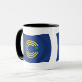 Tokelau Vlag Mokka Mok (Voorkant links)
