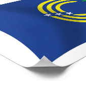 Tokelau Vlag Poster Print (Hoek)