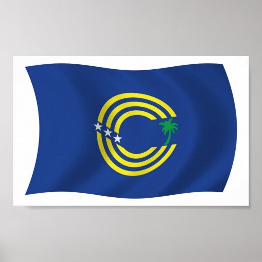 Tokelau Vlag Poster Print (Voorkant)