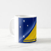Tokelau - Waving Flag - Koffiemok (Voorkant links)