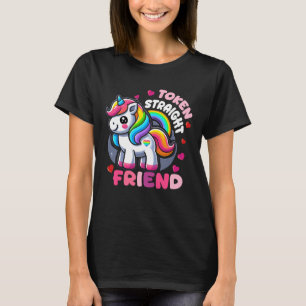 Token Echte Vriend Grappige Slang Onconventioneel  T-shirt