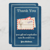 tokenbriefdrager postbode bedankkaart (Voorkant / Achterkant)