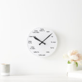 toki pona clock ronde klok (Huis)