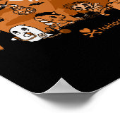 Tokidoki Halloween Ghouls spelen op de begraafplaa Poster (Hoek)