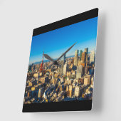 Tokio 001A Vierkante Klok (Hoek)