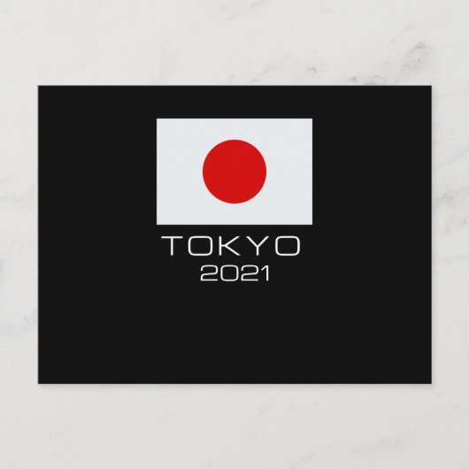 Tokio 2021 briefkaart (Voorkant)