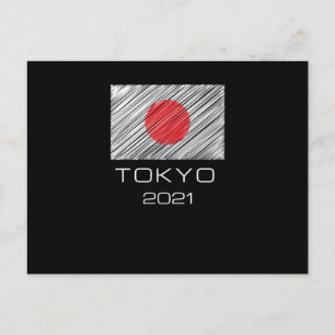 Tokio 2021 briefkaart