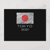 Tokio 2021 briefkaart (Voorkant)
