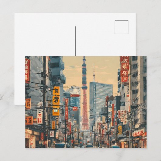 Tokio (5) briefkaart (Voorkant / Achterkant)
