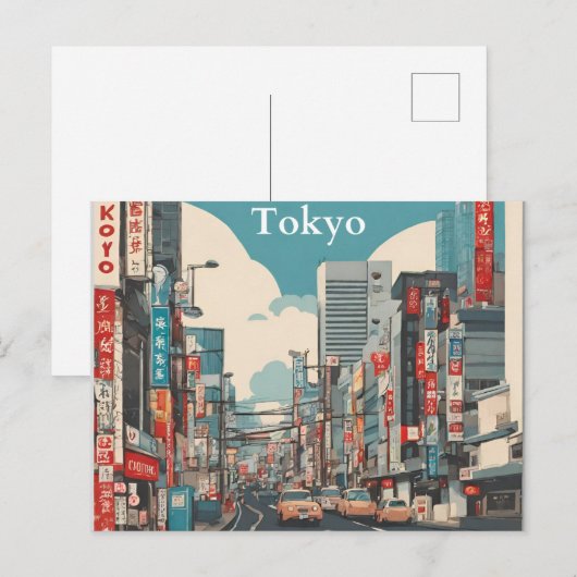 Tokio Briefkaart (Voorkant / Achterkant)