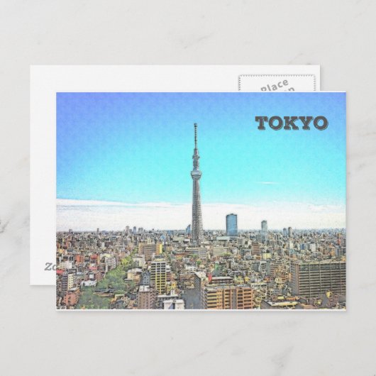 Tokio Briefkaart (Voorkant / Achterkant)