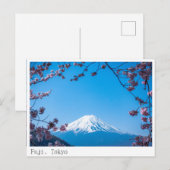 Tokio, Briefkaart Fuji-berg (Voorkant / Achterkant)