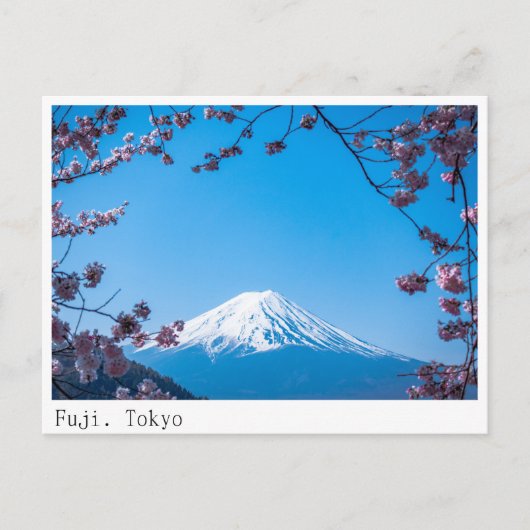 Tokio, Briefkaart Fuji-berg (Voorkant)