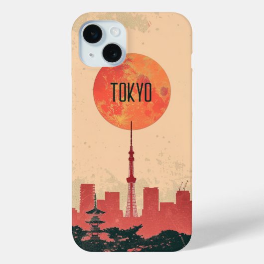 Tokio Case-Mate iPhone Case (Achterkant)