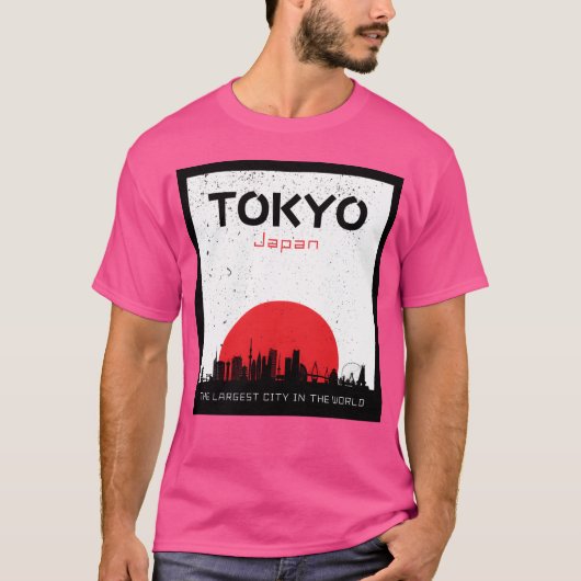 Tokio de grootste stad ter wereld cadeau t-shirt (Voorkant)