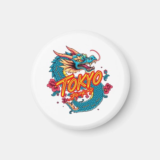 Tokio Draak Magneet (Voorkant)
