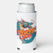 Tokio Draak Seltzer Blikjeskoeler (Seltzer Voorkant)