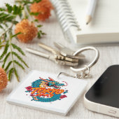 Tokio Draak Sleutelhanger (Voorkant Rechts)