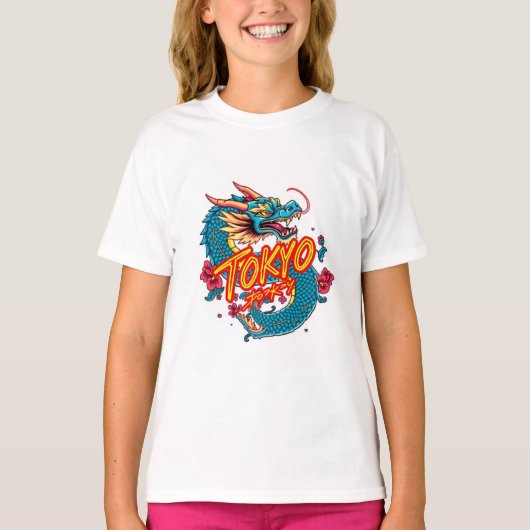 Tokio Draak T-shirt (Voorkant)