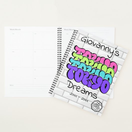 Tokio Dromen Graffiti Planner (Display)