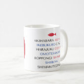 Tokio en andere steden koffiemok (Voorkant rechts)