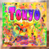 Tokio Epoch Uur Venster Cling Raamsticker (Vel 2)