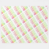 Tokio Fleece Deken (Voorkant (Horizontaal))