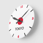 Tokio Hoofdstad van Japan: minimalistisch tijdgebi Ronde Klok (Hoek)