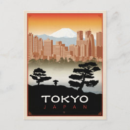 Tokio, Japan Briefkaart