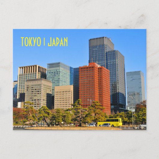 Tokio, Japan Briefkaart (Voorkant)