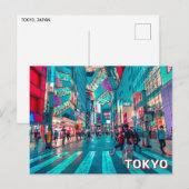 Tokio, Japan Briefkaart (Voorkant / Achterkant)