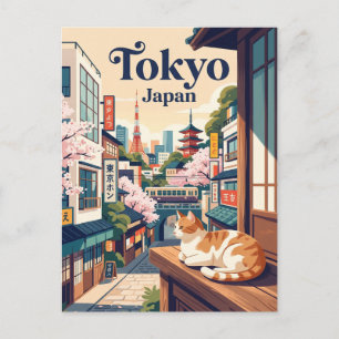 Tokio Japan Briefkaart
