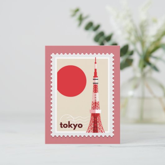 Tokio Japan Briefkaart (Staand voorkant)